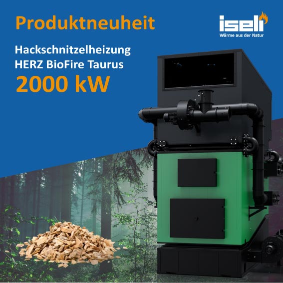 Hackschnitzelheizung HERZ BioFire Taurus 2000 kW
