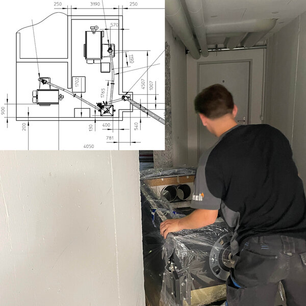 Chauffage à pellets de 450 kW à Wallisellen
