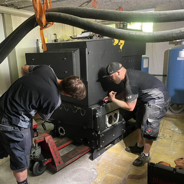 Chauffage à pellets de 450 kW à Wallisellen