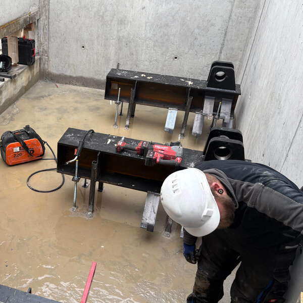 Pré-montage d’un plancher mobile à Fahrwangen
